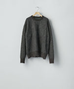 画像をギャラリービューアに読み込む, ssstein(シュタイン)のKID MOHAIR MIX JACQUARD KNIT LS - CHARCOAL MIXの公式通販サイトsession福岡セレクトショップ
