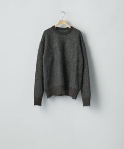 ssstein モヘアカーディガン ssstein / シュタイン】GRADATION MOHAIR KNIT CARDIGAN - BROWN