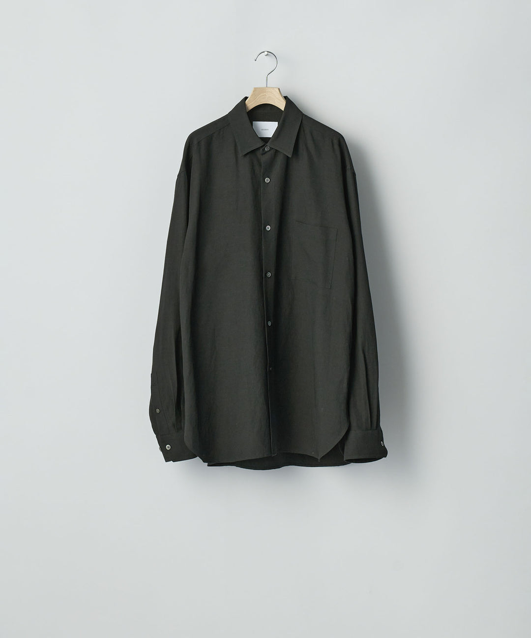 ssstein(シュタイン)のRAYON/LINEN OVERSIZED DOWN PAT SHIRT - BLACKの公式通販サイトsession福岡セレクトショップ