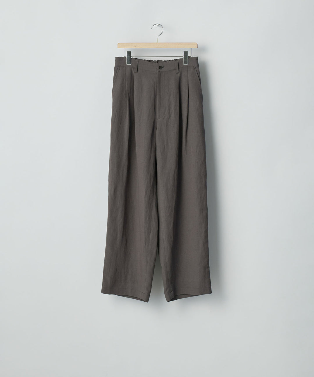ssstein(シュタイン)のRAYON/LINEN WIDE EASY TROUSERS - CHARCOALの公式通販サイトsession福岡セレクトショップ