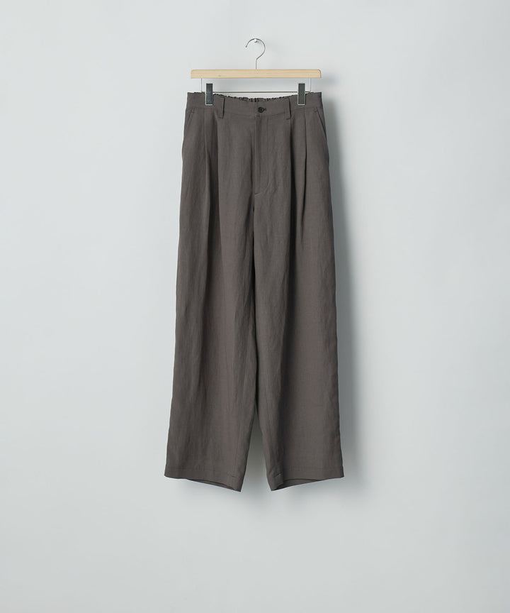 ssstein(シュタイン)のRAYON/LINEN WIDE EASY TROUSERS - CHARCOALの公式通販サイトsession福岡セレクトショップ