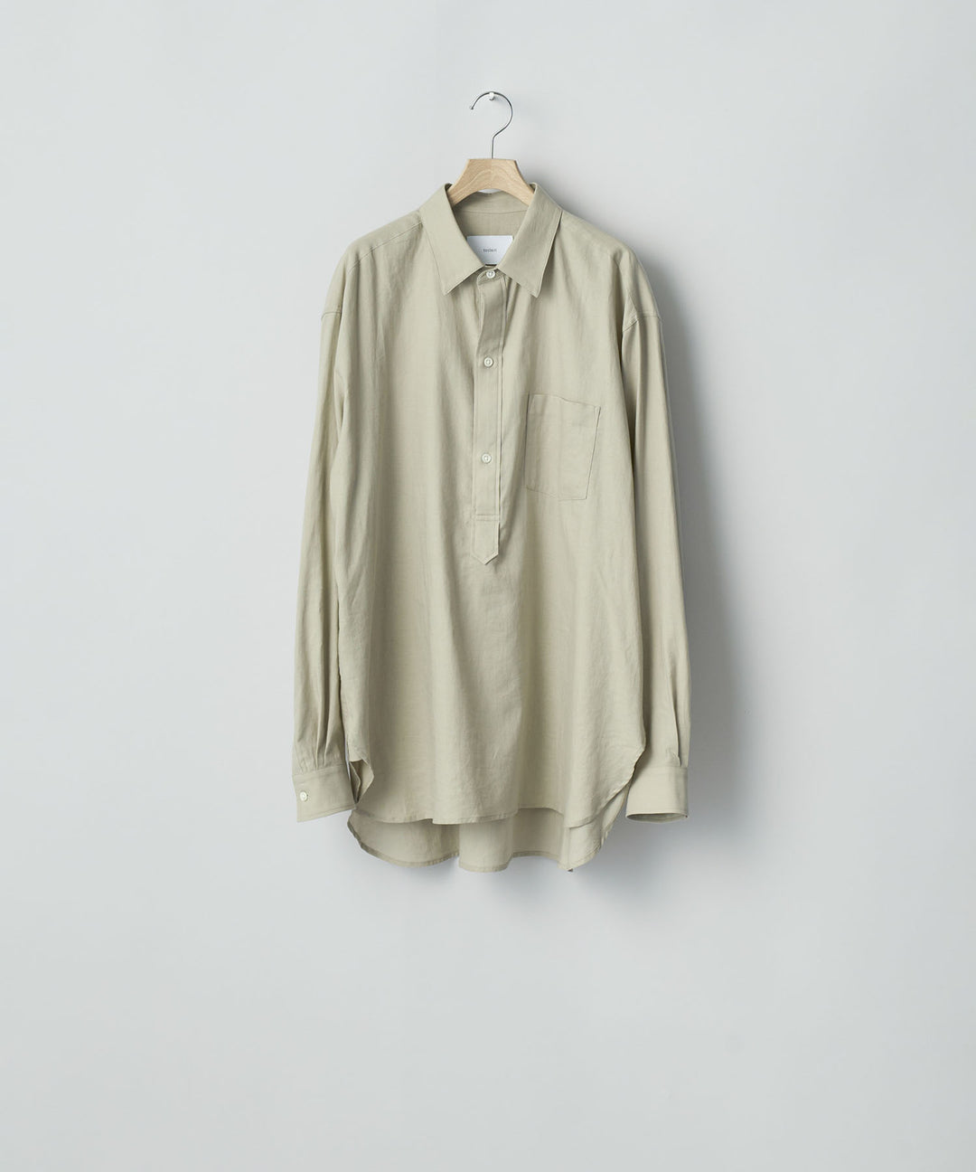 ssstein(シュタイン)のCOTTON/SILK OVERSIZED PULLOVER SHIRT - GREIGEの公式通販サイトsession福岡セレクトショップ
