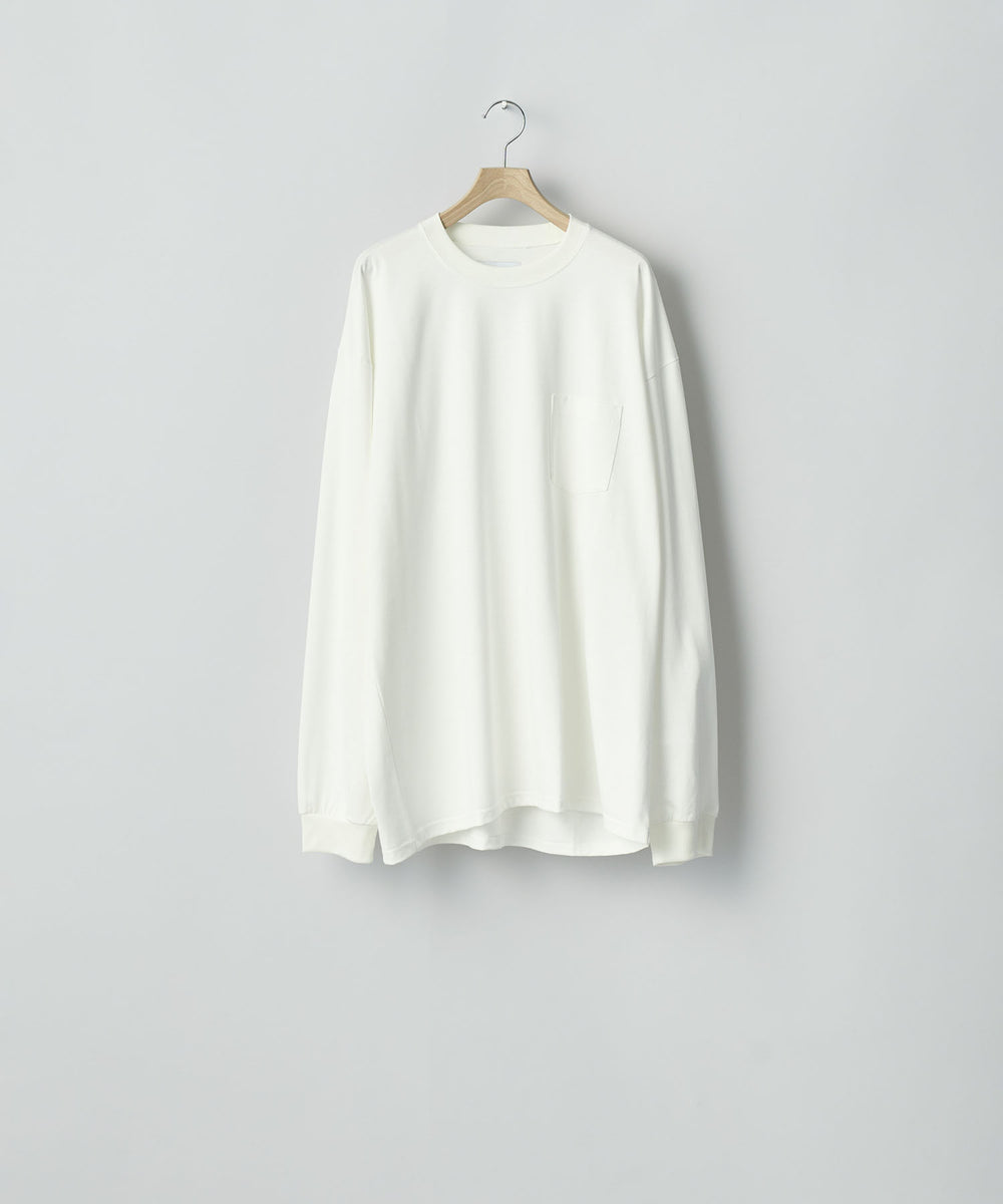 ssstein(シュタイン)のOVERSIZED LONG SLEEVE POCKET TEE - WHITEの公式通販サイトsession福岡セレクトショップ