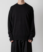 画像をギャラリービューアに読み込む, ssstein(シュタイン)のCOTTON CASHMERE KNIT LS - BLACKの公式通販サイトsession福岡セレクトショップ
