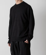 画像をギャラリービューアに読み込む, ssstein(シュタイン)のCOTTON CASHMERE KNIT LS - BLACKの公式通販サイトsession福岡セレクトショップ
