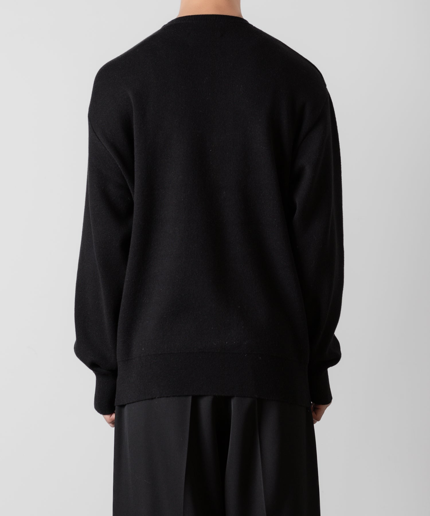 ssstein(シュタイン)のCOTTON CASHMERE KNIT LS - BLACKの公式通販サイトsession福岡セレクトショップ