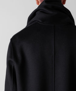 ssstein(シュタイン)のWOOL CASHMERE BEAVER REVERSIBLE STOLE JACKET -BLACKの公式通販サイトsession福岡セレクトショップ