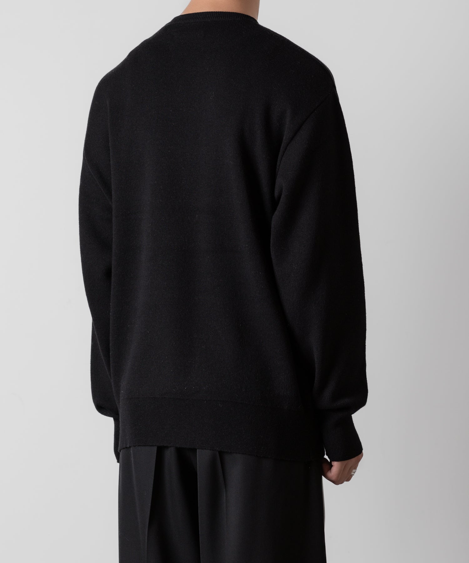 ssstein(シュタイン)のCOTTON CASHMERE KNIT LS - BLACKの公式通販サイトsession福岡セレクトショップ