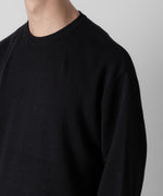 画像をギャラリービューアに読み込む, ssstein(シュタイン)のCOTTON CASHMERE KNIT LS - BLACKの公式通販サイトsession福岡セレクトショップ
