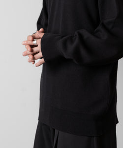 ssstein(シュタイン)のCOTTON CASHMERE KNIT LS - BLACKの公式通販サイトsession福岡セレクトショップ