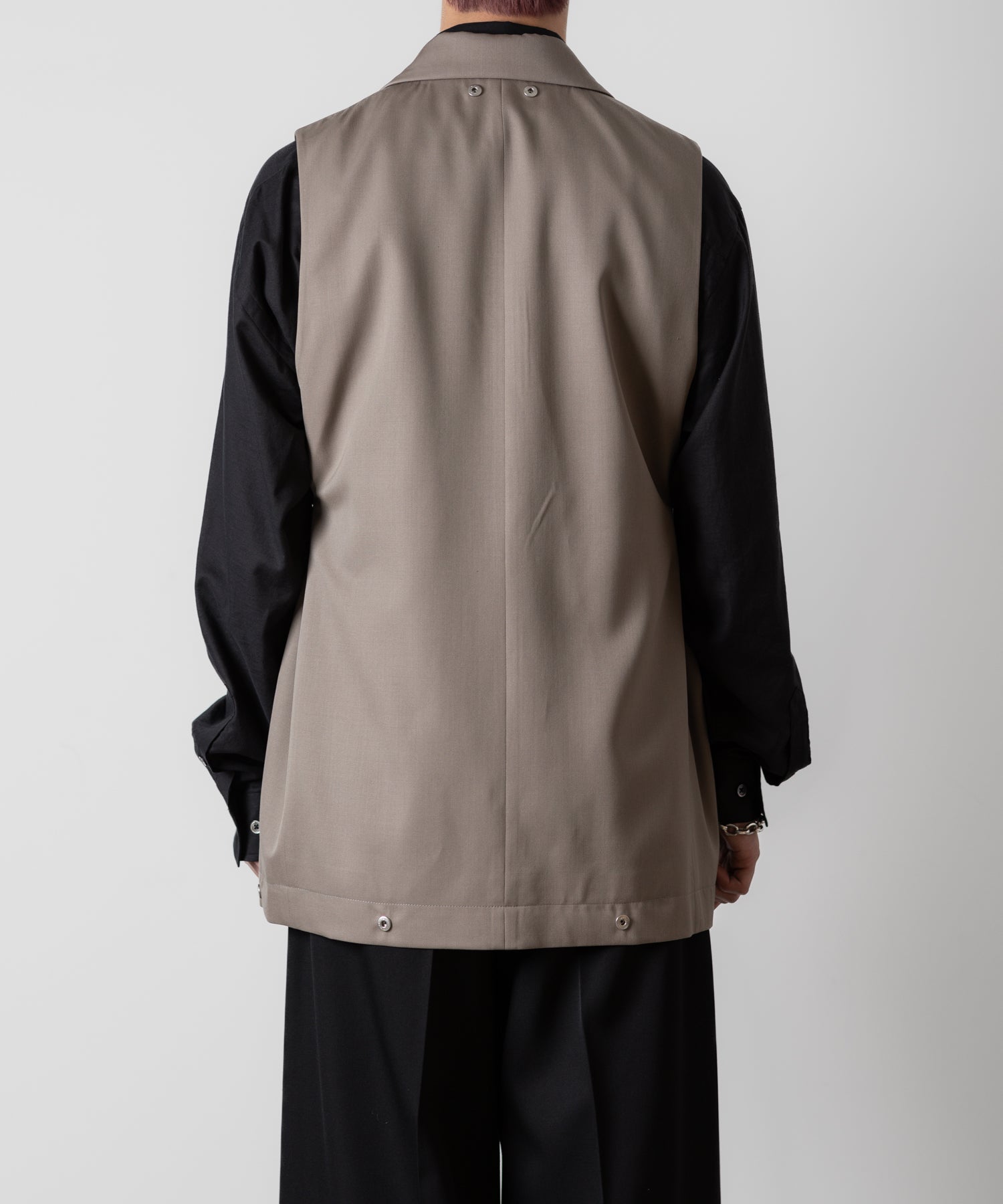 ssstein(シュタイン)のOVERSIZED LAYERED COMBINATION JACKET - TAUPE BEIGEの公式通販サイトsession福岡セレクトショップ