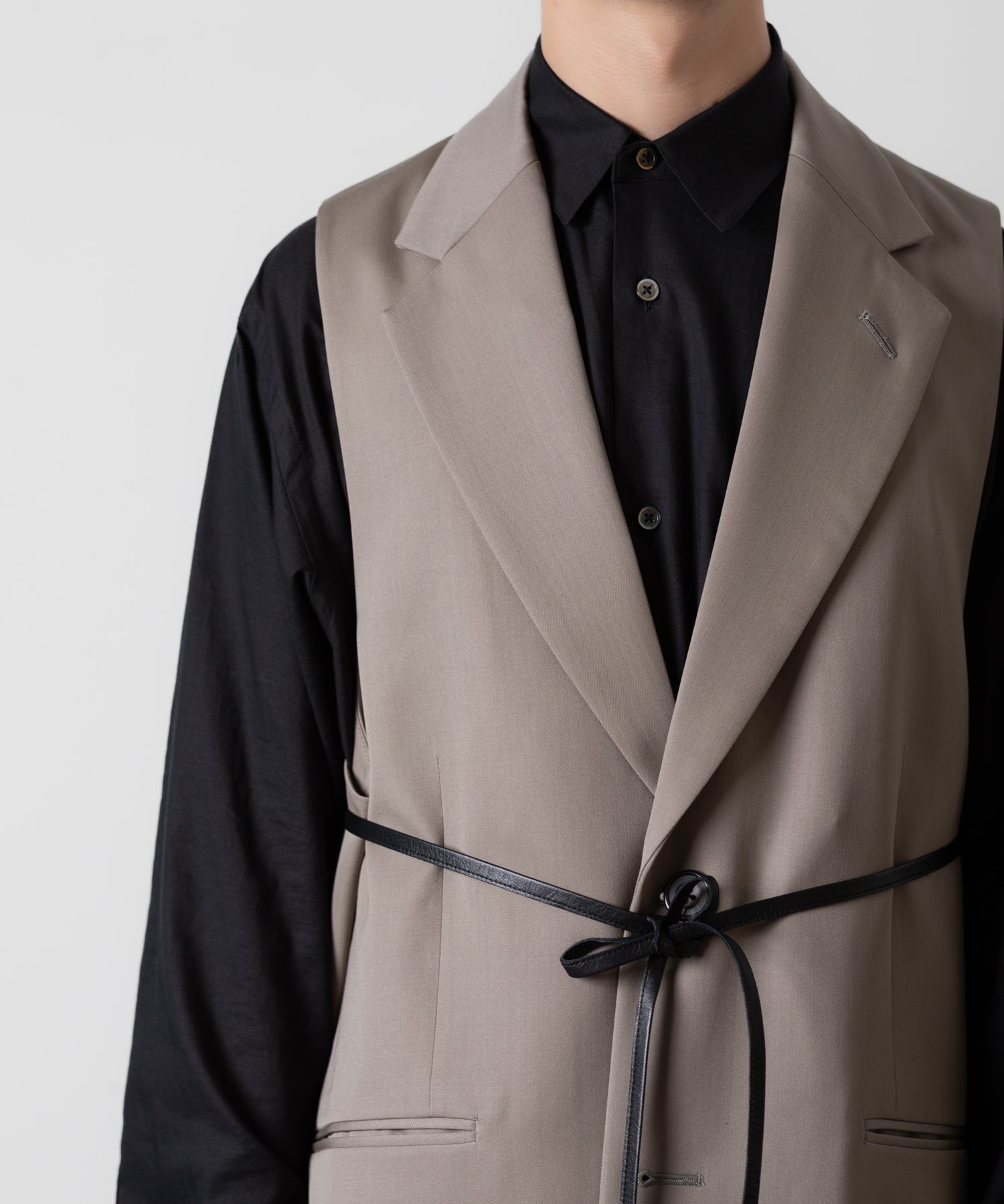 ssstein(シュタイン)のOVERSIZED LAYERED COMBINATION JACKET - TAUPE BEIGEの公式通販サイトsession福岡セレクトショップ