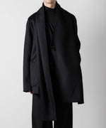 画像をギャラリービューアに読み込む, ssstein(シュタイン)のWOOL CASHMERE BEAVER REVERSIBLE STOLE JACKET -BLACKの公式通販サイトsession福岡セレクトショップ
