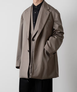 ssstein(シュタイン)のOVERSIZED LAYERED COMBINATION JACKET - TAUPE BEIGEの公式通販サイトsession福岡セレクトショップ