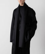 画像をギャラリービューアに読み込む, ssstein(シュタイン)のWOOL CASHMERE BEAVER REVERSIBLE STOLE JACKET -BLACKの公式通販サイトsession福岡セレクトショップ
