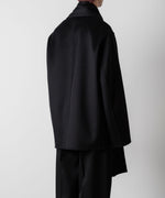 画像をギャラリービューアに読み込む, ssstein(シュタイン)のWOOL CASHMERE BEAVER REVERSIBLE STOLE JACKET -BLACKの公式通販サイトsession福岡セレクトショップ
