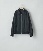 画像をギャラリービューアに読み込む, ssstein(シュタイン)のW/SI SATIN ZIP UP SHORT JACKET - BLACKの公式通販サイトsession福岡セレクトショップ
