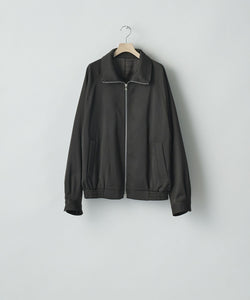 ssstein(シュタイン)のW/SI SATIN ZIP UP SHORT JACKET - DARK BROWNの公式通販サイトsession福岡セレクトショップ