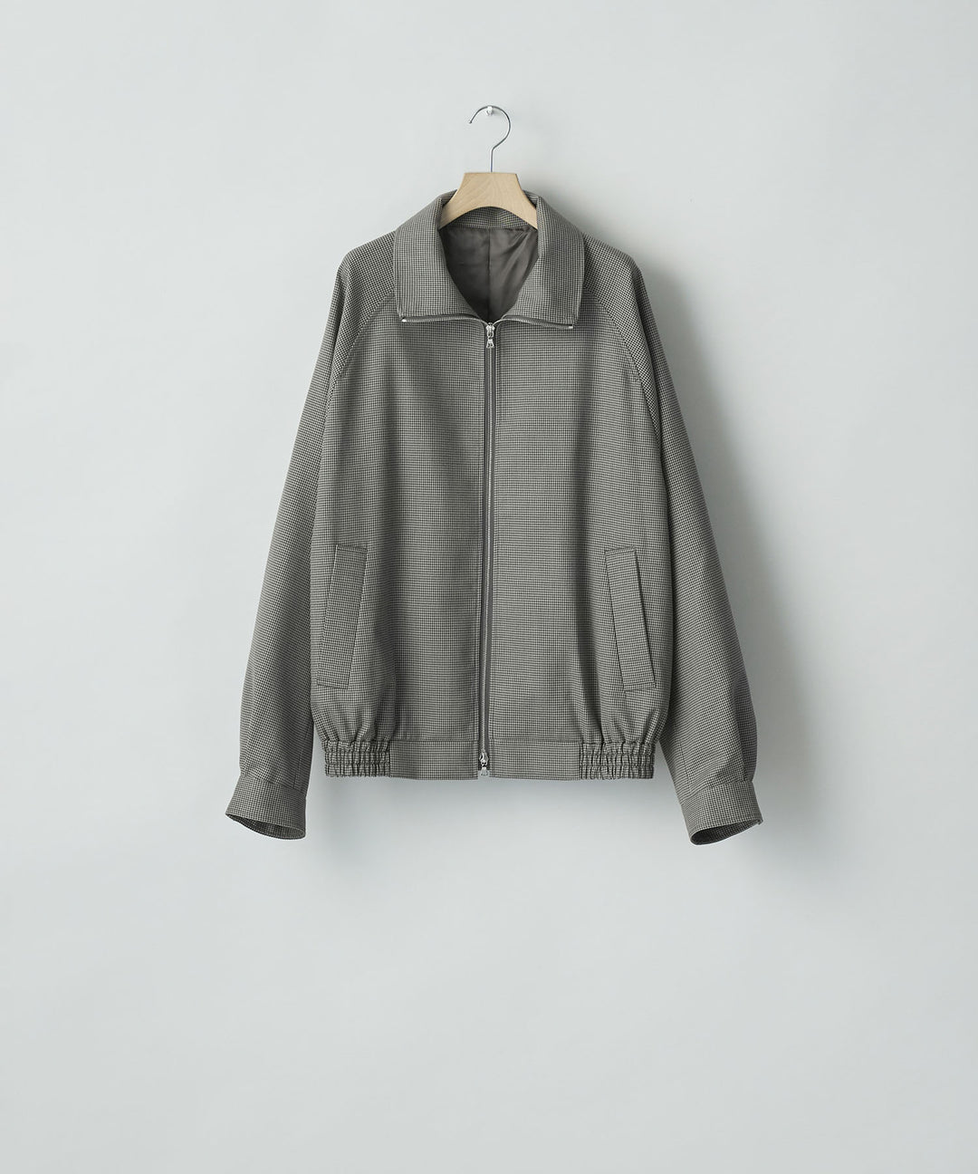 ssstein(シュタイン)のDOUBLE WEAVE HOUNDSTOOTH ZIP UP SHORT JACKET - HOUNDSTOOTHの公式通販サイトsession福岡セレクトショップ