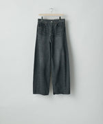 画像をギャラリービューアに読み込む, ssstein(シュタイン)のDEFORMATION WIDE VINTAGE DENIM JEANS - BLACKの公式通販サイトsession福岡セレクトショップ
