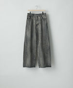 画像をギャラリービューアに読み込む, ssstein(シュタイン)のTWIST SEAM BAGGY VINTAGE DENIM JEANS - BLACKの公式通販サイトsession福岡セレクトショップ
