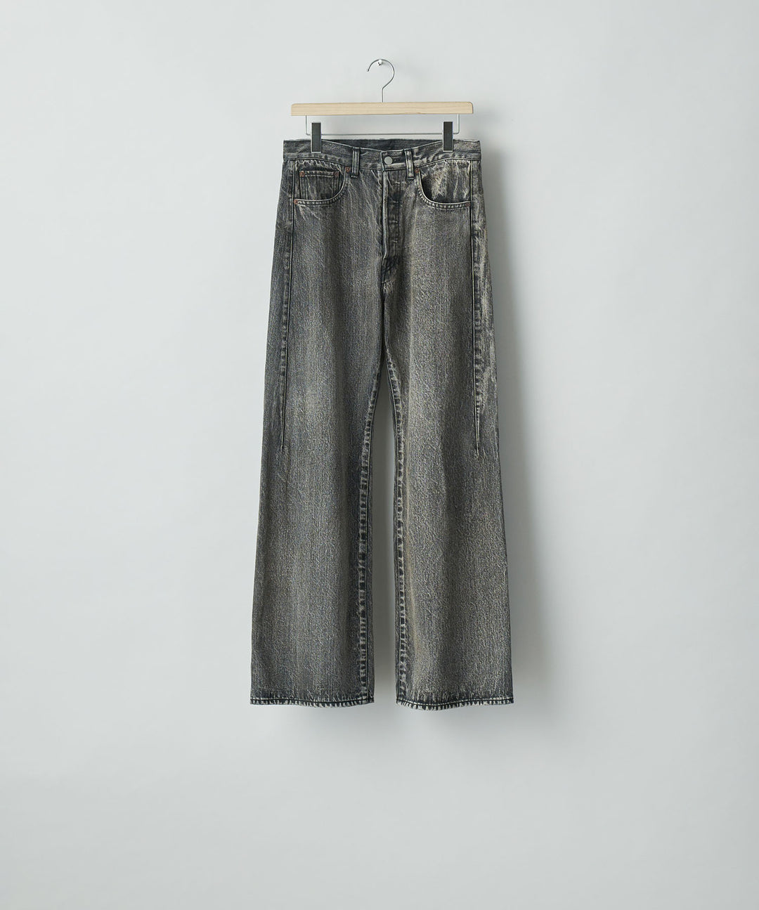 ssstein(シュタイン)のDEFORMED FLARE VINTAGE DENIM JEANS - BLACKの公式通販サイトsession福岡セレクトショップ