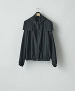 画像をギャラリービューアに読み込む, ssstein(シュタイン)のW/R/SI DOUBLE WEAVE HOODED JACKET - BLACKの公式通販サイトsession福岡セレクトショップ

