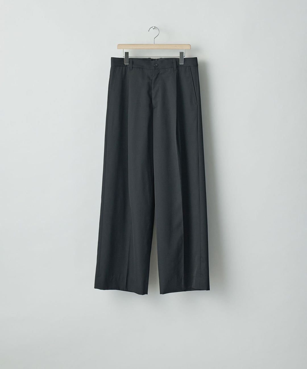 ssstein(シュタイン)のEXTRA WIDE TROUSERS(2/90 WOOL GABARDINE) - BLACKの公式通販サイトsession福岡セレクトショップ