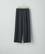 画像をギャラリービューアに読み込む, ssstein(シュタイン)のEXTRA WIDE TROUSERS(2/90 WOOL GABARDINE) - BLACKの公式通販サイトsession福岡セレクトショップ
