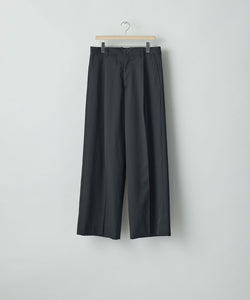 ssstein(シュタイン)のEXTRA WIDE TROUSERS(2/90 WOOL GABARDINE) - BLACKの公式通販サイトsession福岡セレクトショップ