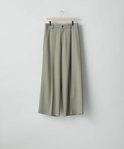 ssstein(シュタイン)のEXTRA WIDE TROUSERS(2/90 WOOL GABARDINE) - TAUPE BEIGEの公式通販サイトsession福岡セレクトショップ