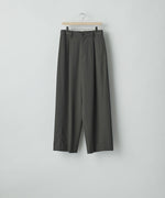 画像をギャラリービューアに読み込む, ssstein(シュタイン)のTWIST SEAM WIDE EASY TROUSERS - GREY KHAKIの公式通販サイトsession福岡セレクトショップ
