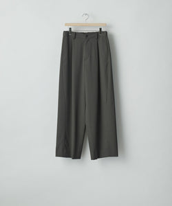 ssstein(シュタイン)のTWIST SEAM WIDE EASY TROUSERS - GREY KHAKIの公式通販サイトsession福岡セレクトショップ