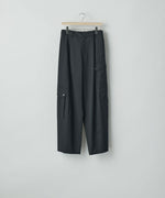 画像をギャラリービューアに読み込む, ssstein(シュタイン)のCARGO POCKET WIDE EASY TROUSERS - BLACKの公式通販サイトsession福岡セレクトショップ

