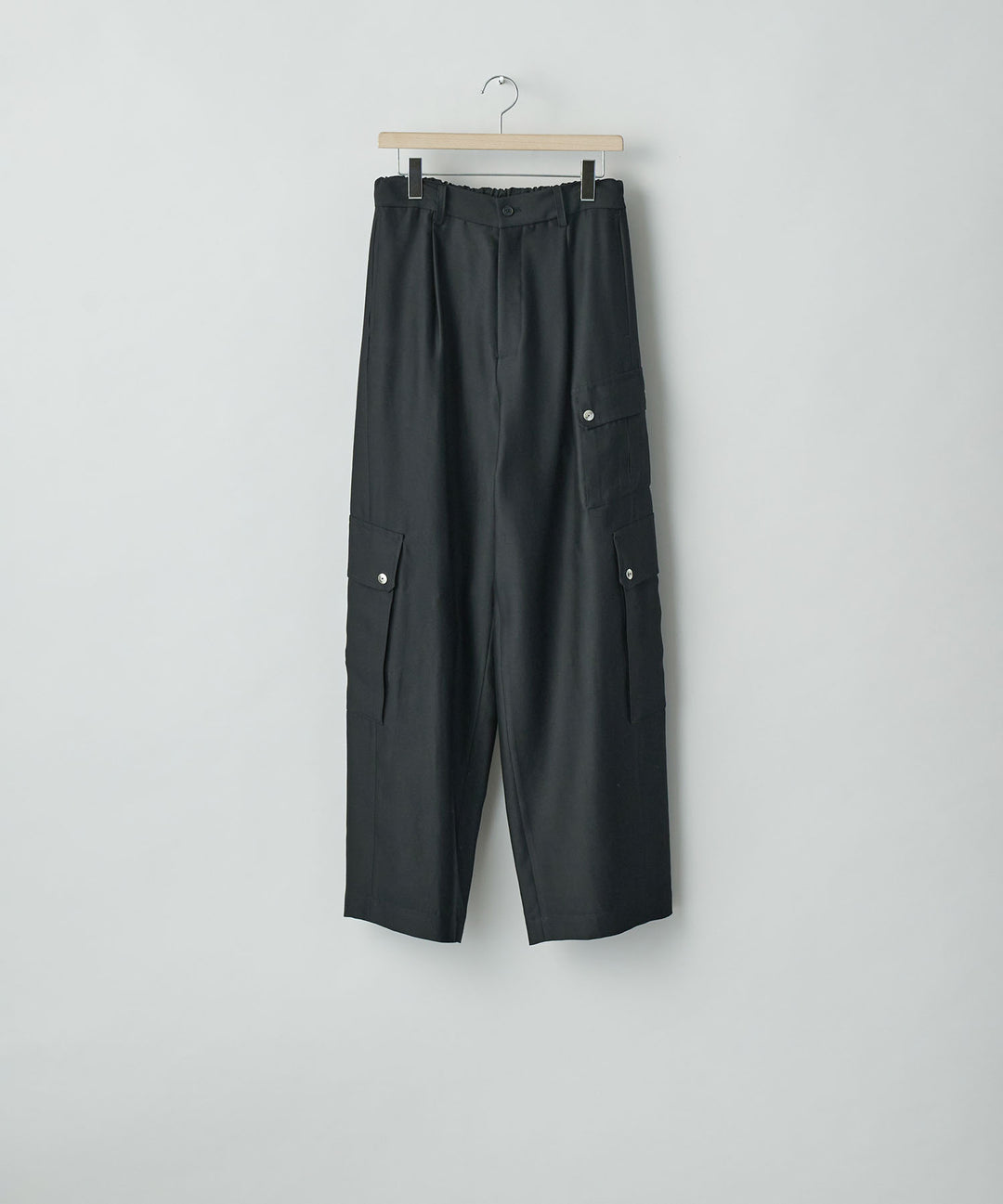 ssstein(シュタイン)のW/R/SI DOUBLE WEAVE CARGO POCKET TROUSERS - BLACKの公式通販サイトsession福岡セレクトショップ