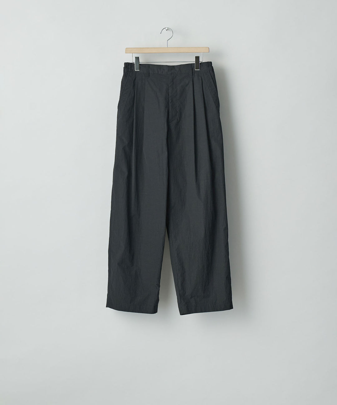 ssstein(シュタイン)のWINDPROOF NYLON WIDE EASY TROUSERS - BLACKの公式通販サイトsession福岡セレクトショップ