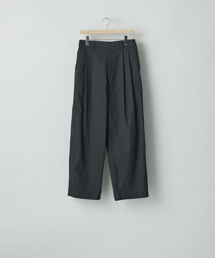 ssstein(シュタイン)のWINDPROOF NYLON WIDE EASY TROUSERS - BLACKの公式通販サイトsession福岡セレクトショップ
