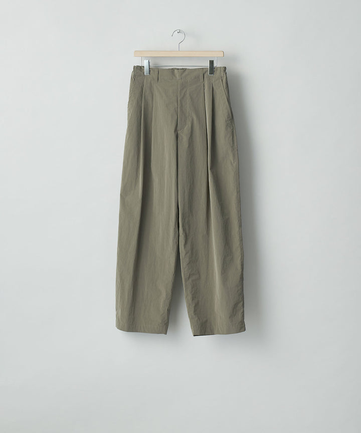 ssstein(シュタイン)のWINDPROOF NYLON WIDE EASY TROUSERS - TAUPEの公式通販サイトsession福岡セレクトショップ