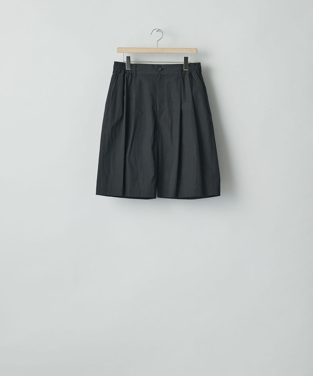 ssstein(シュタイン)のWINDPROOF NYLON WIDE EASY SHORT TROUSERS - BLACKの公式通販サイトsession福岡セレクトショップ