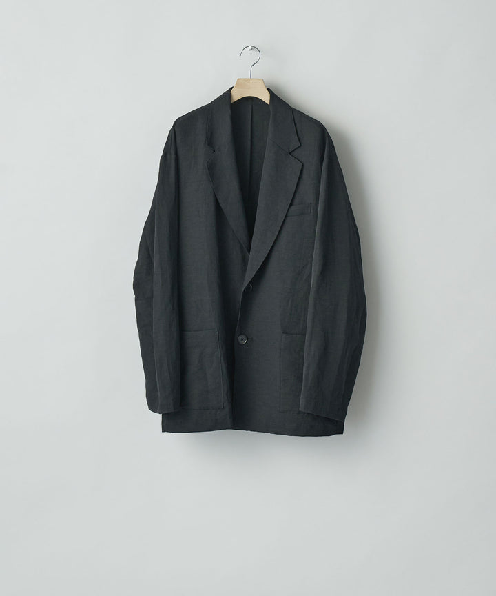 ssstein(シュタイン)のLI/NY POPLIN SINGLE BREASTED JACKET - BLACKの公式通販サイトsession福岡セレクトショップ