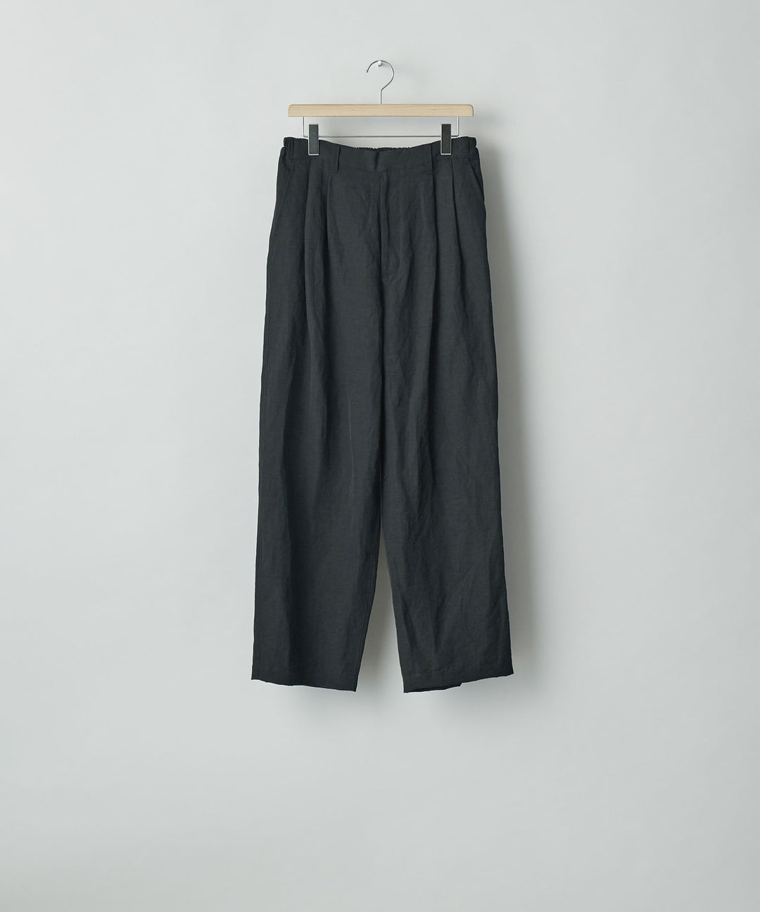 ssstein(シュタイン)のLI/NY POPLIN WIDE EASY TROUSERS - BLACKの公式通販サイトsession福岡セレクトショップ