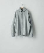 画像をギャラリービューアに読み込む, ssstein(シュタイン)のCOTTON DOUBLE KNIT TUCKED ZIP HOODIE - TOP GREYの公式通販サイトsession福岡セレクトショップ
