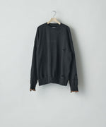 画像をギャラリービューアに読み込む, ssstein(シュタイン)のOVERSIZED REBUILD SWEAT LS - BLACKの公式通販サイトsession福岡セレクトショップ
