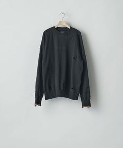 ssstein(シュタイン)のOVERSIZED REBUILD SWEAT LS - BLACKの公式通販サイトsession福岡セレクトショップ