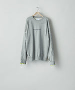 画像をギャラリービューアに読み込む, ssstein(シュタイン)のOVERSIZED REBUILD SWEAT LS - TOP GREYの公式通販サイトsession福岡セレクトショップ
