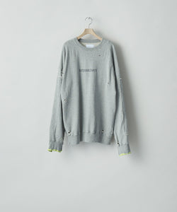 ssstein(シュタイン)のOVERSIZED REBUILD SWEAT LS - TOP GREYの公式通販サイトsession福岡セレクトショップ