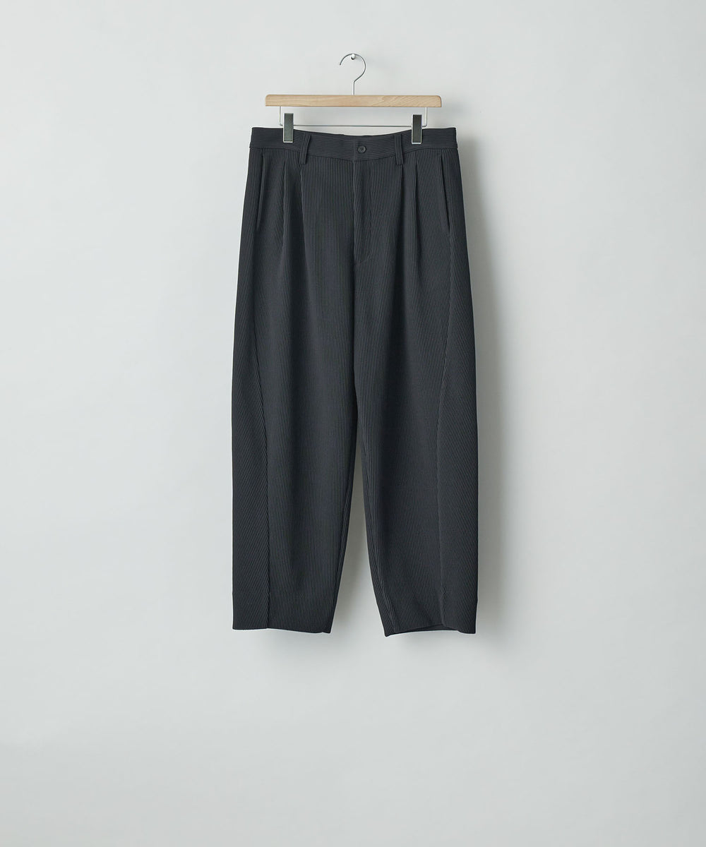 ssstein(シュタイン)のGRADATION PLEATS TWIST SEAM WIDE TROUSERS - BLACKの公式通販サイトsession福岡セレクトショップ
