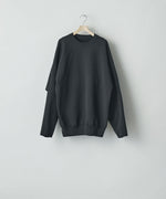 画像をギャラリービューアに読み込む, ssstein(シュタイン)のOVERSIZED DOUBLE KNIT REVERSIBLE LS - BLACK×BLACKの公式通販サイトsession福岡セレクトショップ

