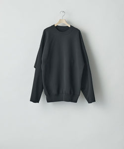 ssstein(シュタイン)のOVERSIZED DOUBLE KNIT REVERSIBLE LS - BLACK×BLACKの公式通販サイトsession福岡セレクトショップ
