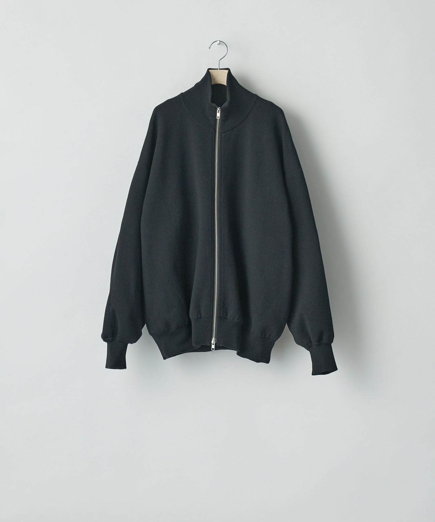 ssstein(シュタイン)のOVERSIZED DOUBLE KNIT ZIP JACKET - BLACK×BLACKの公式通販サイトsession福岡セレクトショップ
